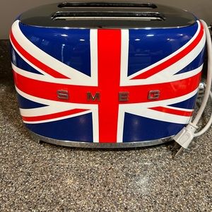 British Union Jack SMEG Toaster EUC